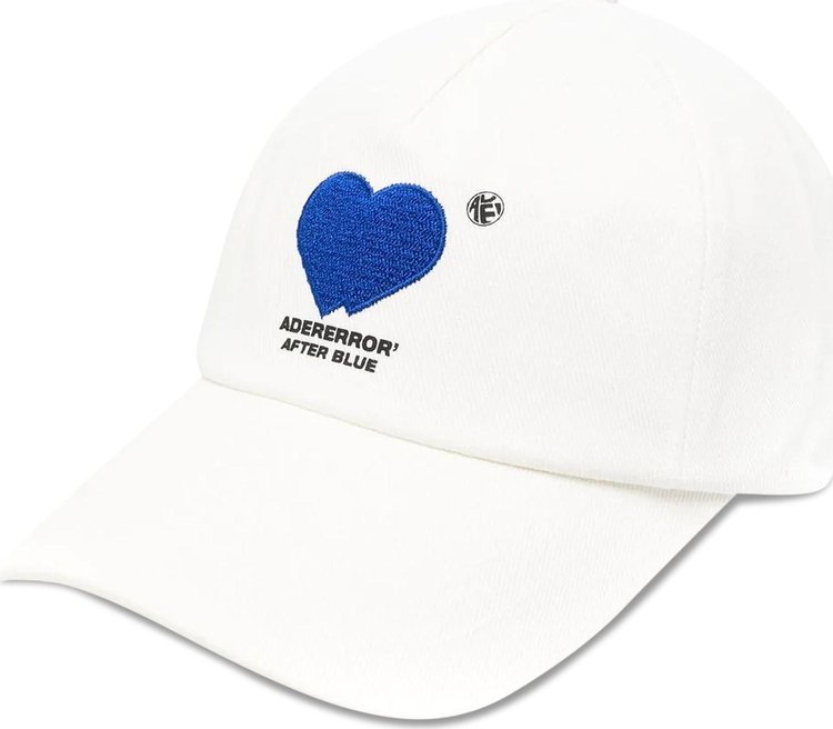Ader Error Twin Heart Logo Cap 'Off White'