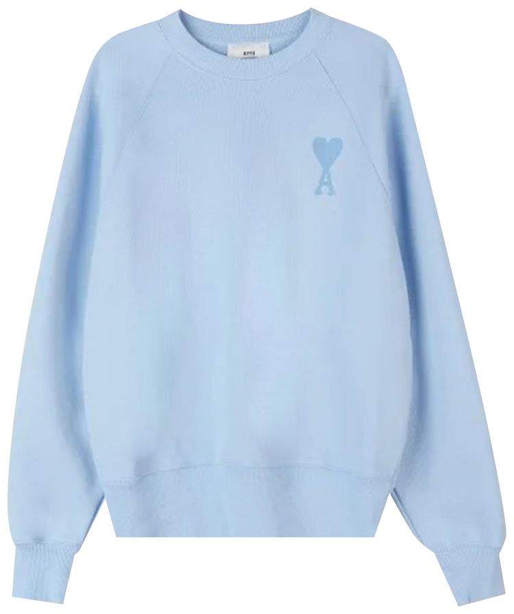 Ami Crewneck Sweatshirt Sky Blue