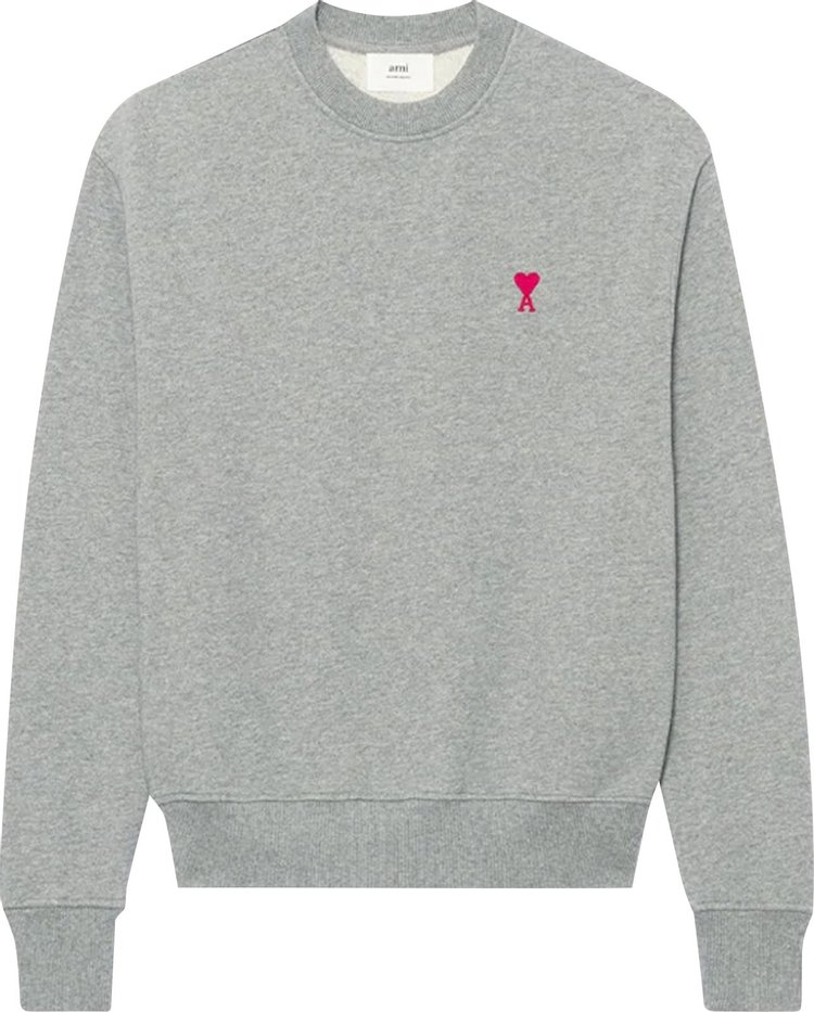 Buy Ami Long Sleeve T-Shirt 'Heather Grey' - UTS200 701 055 | GOAT