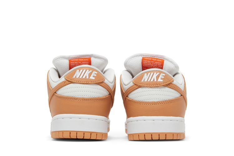 Size 9.5 - Nike SB Dunk Low Pro ISO Light Cognac/White DM8998-200 2022 Nike SB Dunk Low Pro ISO Light Cognac Men main image 4