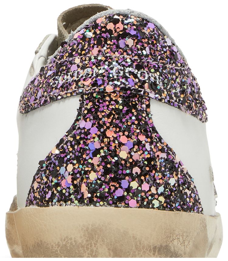 Golden Goose Wmns Superstar White Black Glitter