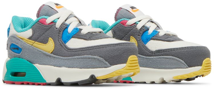 Nike Air Max 90 Leather TD Air Sprung   Iron Grey