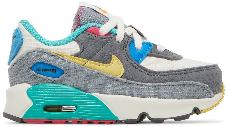 Nike Air Max 90 Leather TD Air Sprung   Iron Grey