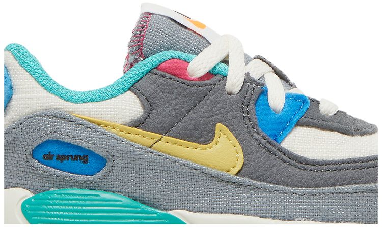 Nike Air Max 90 Leather TD Air Sprung   Iron Grey