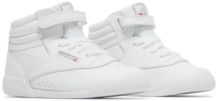 Reebok Freestyle High Toddler Triple White