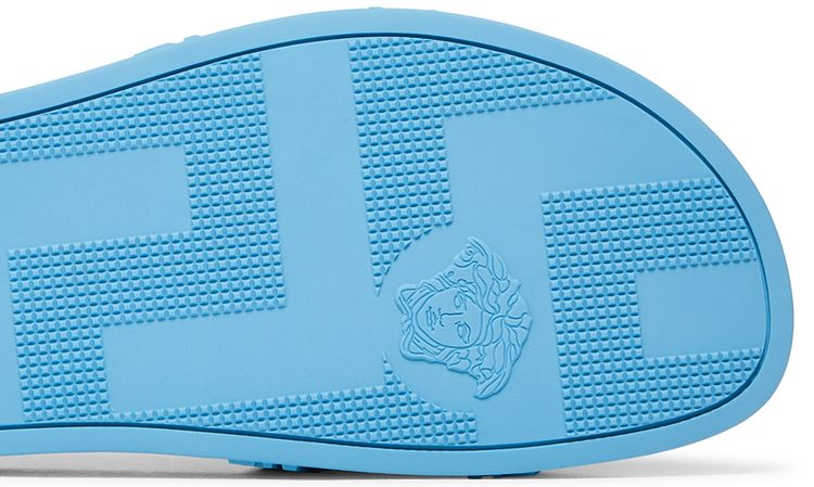 Versace Palazzo Medusa Pool Slide Blue