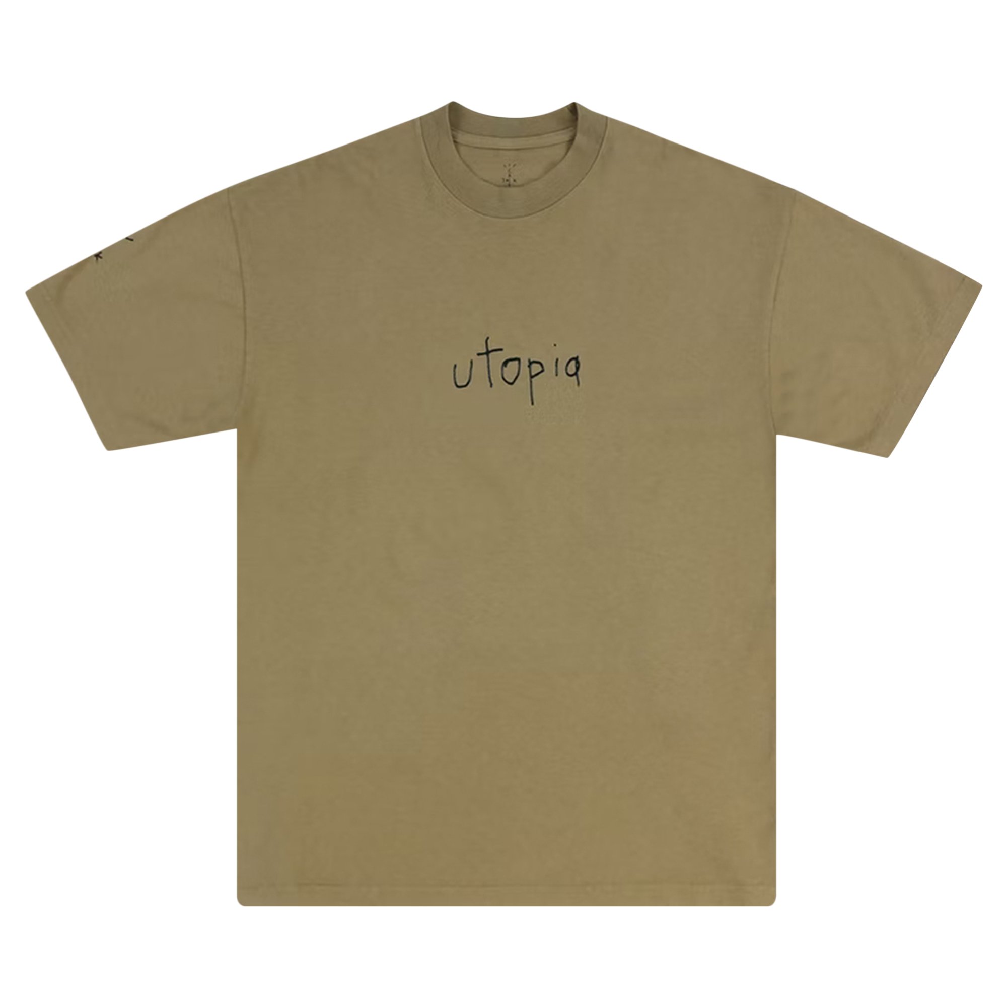 Buy Cactus Jack by Travis Scott x i-D The Cactus Wink Tee 'Tan 