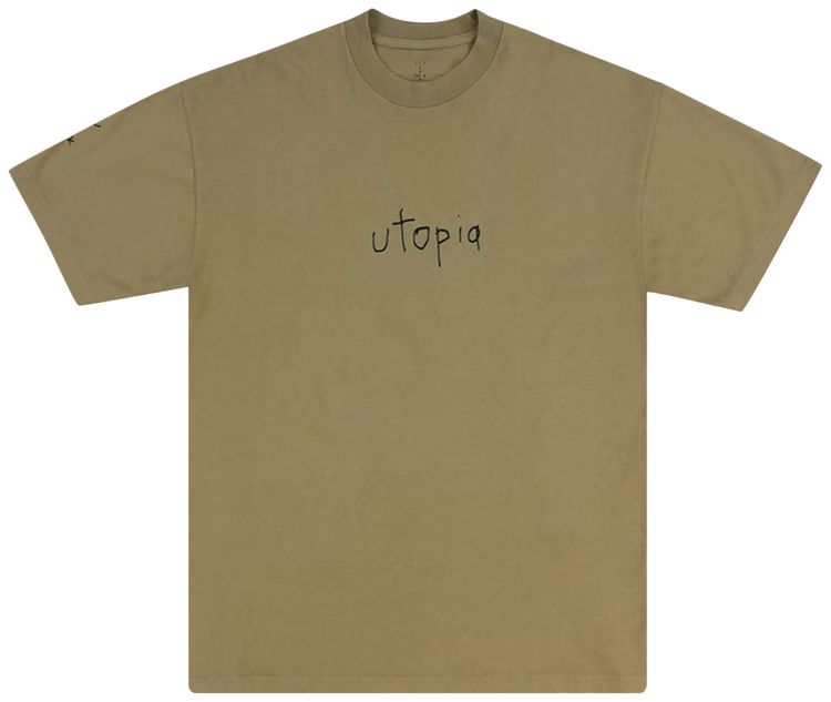 Cactus Jack by Travis Scott x i D The Cactus Wink Tee Tan