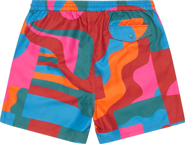 Parra Sitting Pear Swim Shorts Multicolor