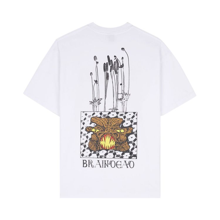 Brain Dead Monstera T Shirt White