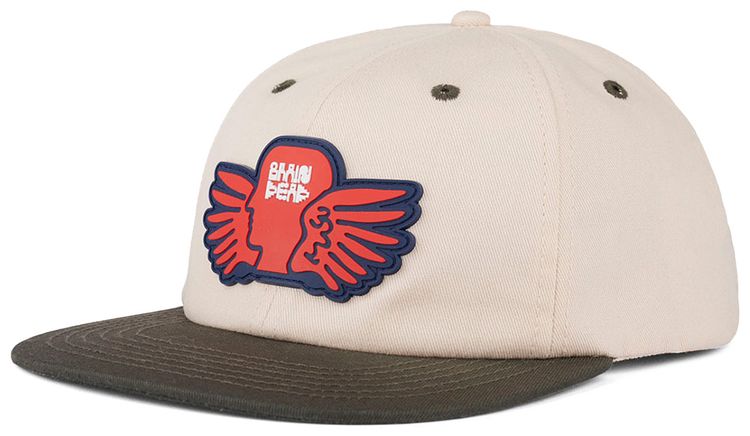Brain Dead Afterlife 6 Panel Cap CreamOlive