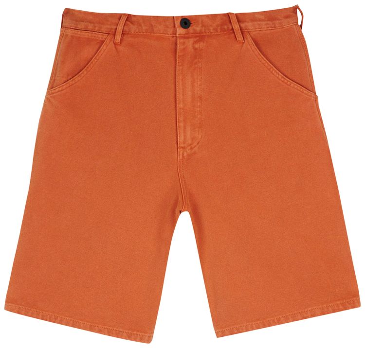 Brain Dead Washed Hard WareSoft Wear Carpenter Short Burnt Orange