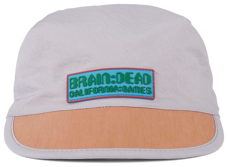Brain Dead California Games Bandana Hat GreyOrange
