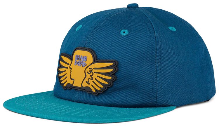 Brain Dead Afterlife 6 Panel Cap NavyTeal