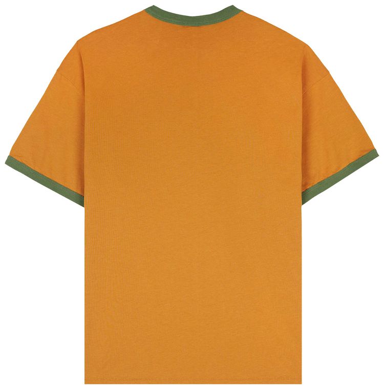 Brain Dead Flyers Ringer T Shirt Light Brown