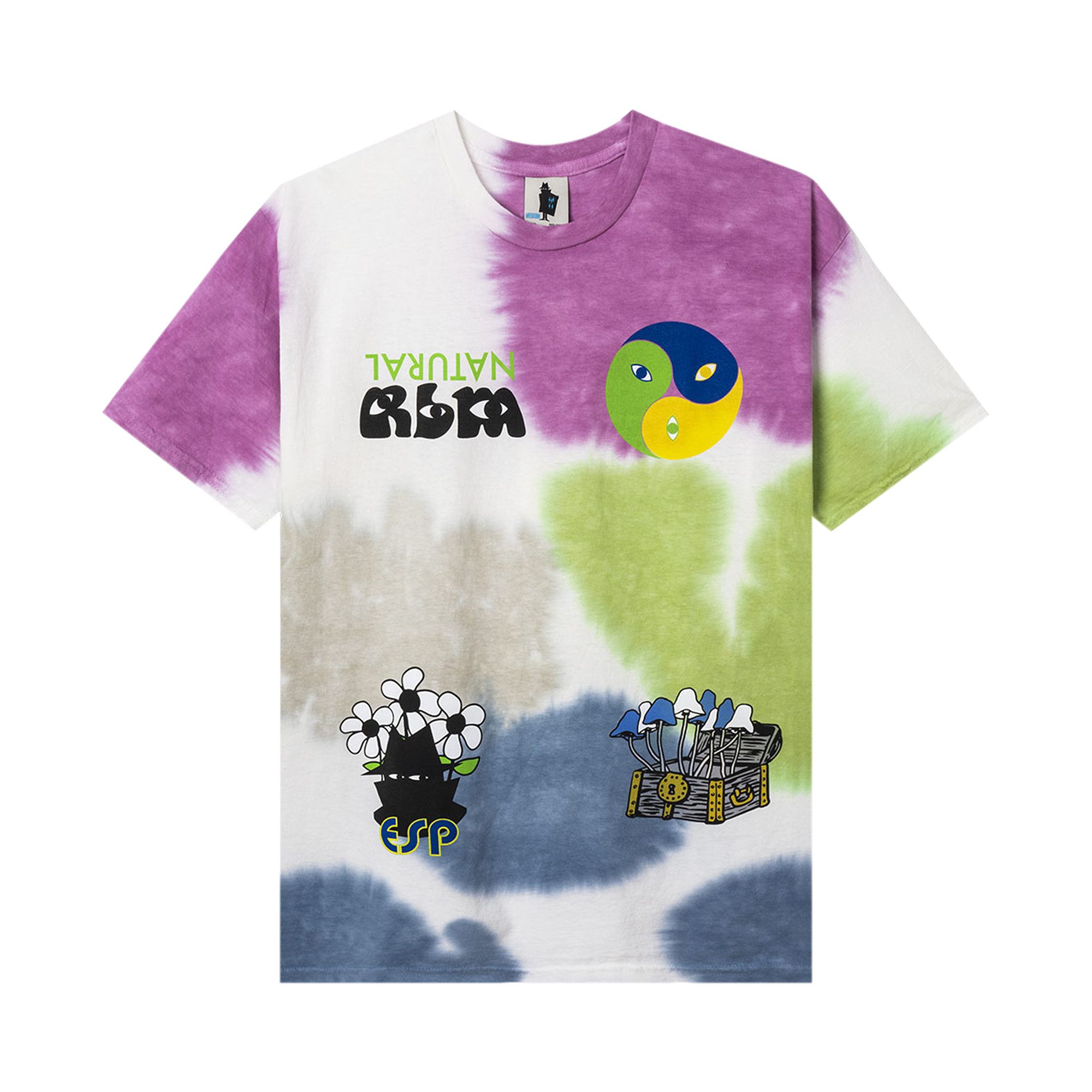 Buy Real Bad Man Psychic Plant Tie Dye Short-Sleeve Shirt