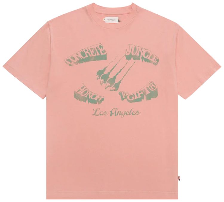 Honor The Gift Concrete Jungle Short Sleeve T Shirt Peach