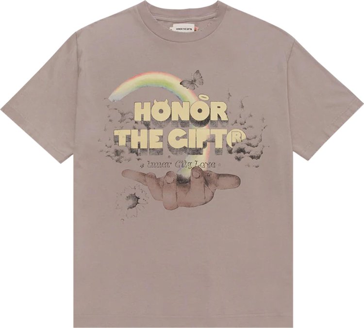 Honor The Gift Palms Short Sleeve T Shirt Stone