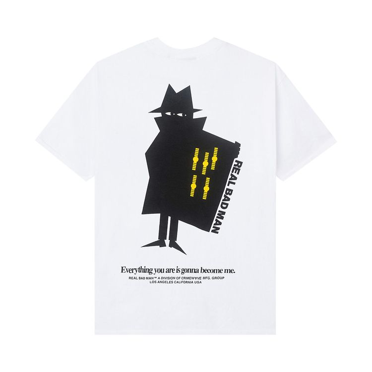 Real Bad Man Everything Short Sleeve Tee White