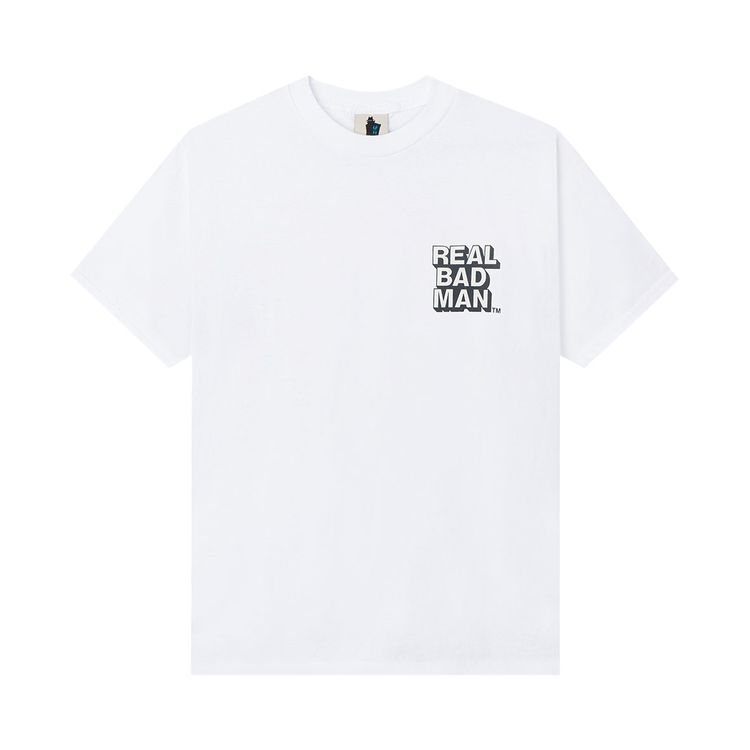 Real Bad Man Everything Short Sleeve Tee White