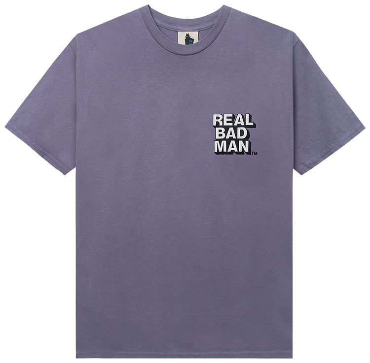 Real Bad Man Everything Short Sleeve Tee Disco Purple