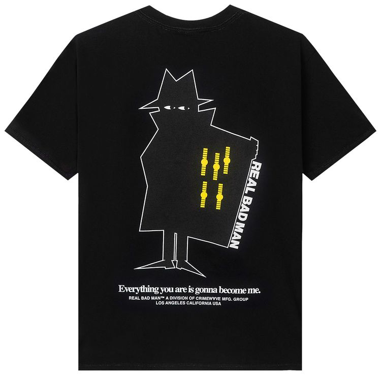 Real Bad Man Everything Short Sleeve Tee Black