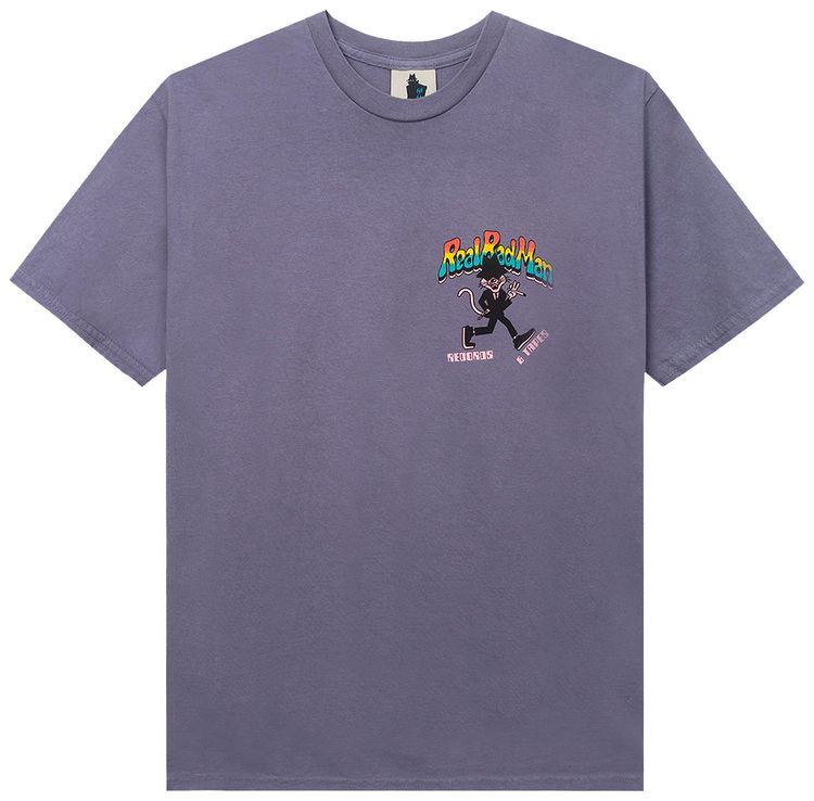 Real Bad Man Records And Tapes Short Sleeve Tee Disco Purple