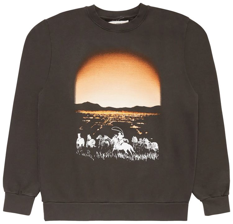 One Of These Days Beyond The Past Crewneck Black