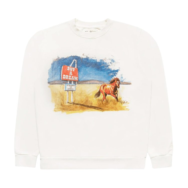 One Of These Days But A Dream Crewneck 'Bone'