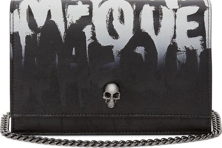 Alexander McQueen Small Skull Bag 'Black/White'