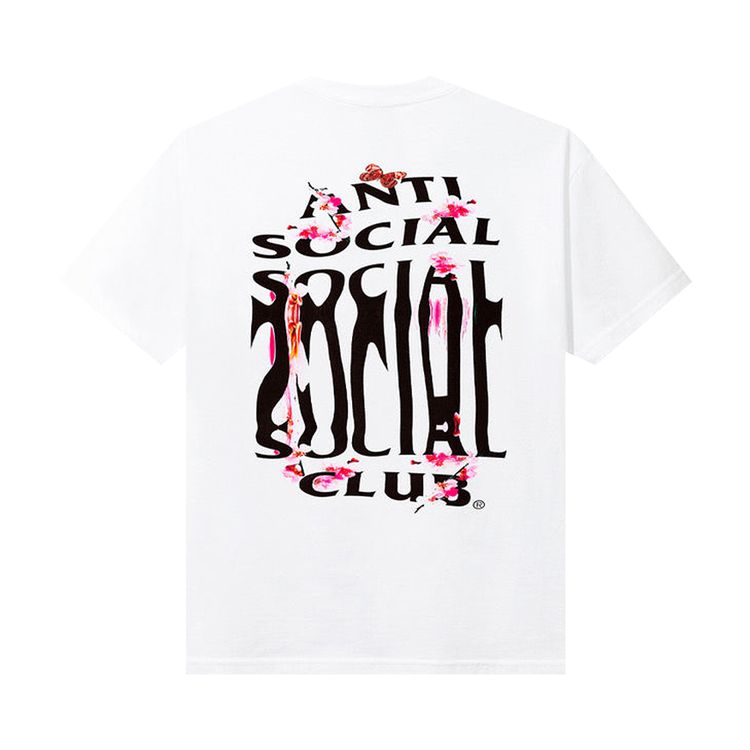 Anti Social Social Club Mind Melt Tee White