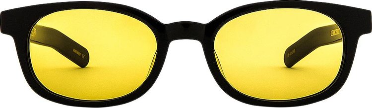 Flatlist Le Bucheron Sunglasses 'Solid Black/Solid Yellow'