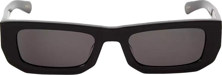 Flatlist Bricktop Sunglasses 'Solid Black'