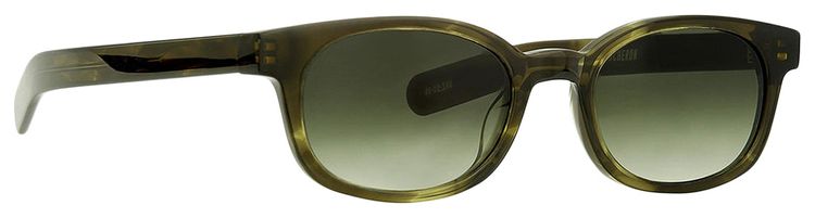 Flatlist Le Bucheron Sunglasses Olive GreenOlive Gradient