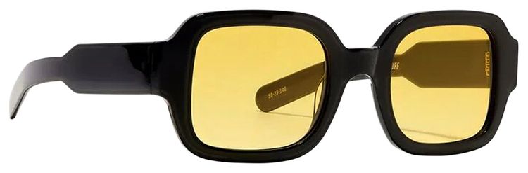 Flatlist Tishkoff Sunglasses Solid BlackSolid Yellow