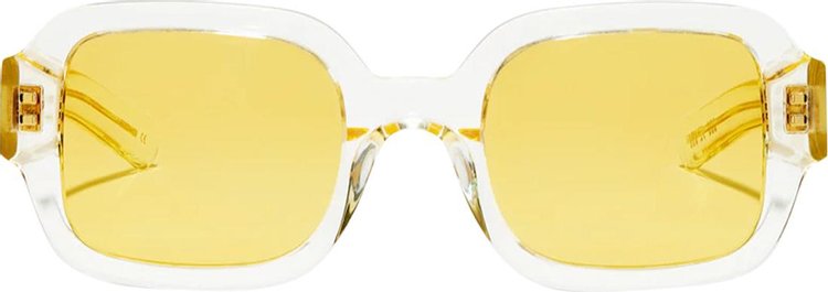Flatlist Tishkoff Sunglasses 'Crystal Yellow/Solid Yellow'
