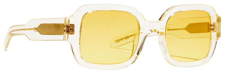 Flatlist Tishkoff Sunglasses Crystal YellowSolid Yellow