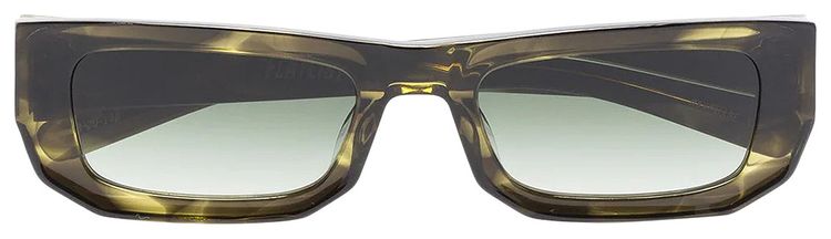 Flatlist Bricktop Sunglasses Olive HornOlive Gradient