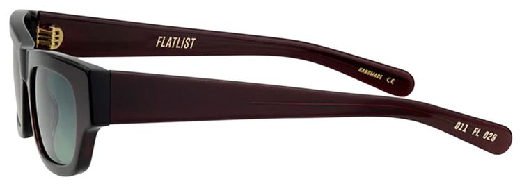 Flatlist Frankie Sunglasses BurgundyGreen Gradient