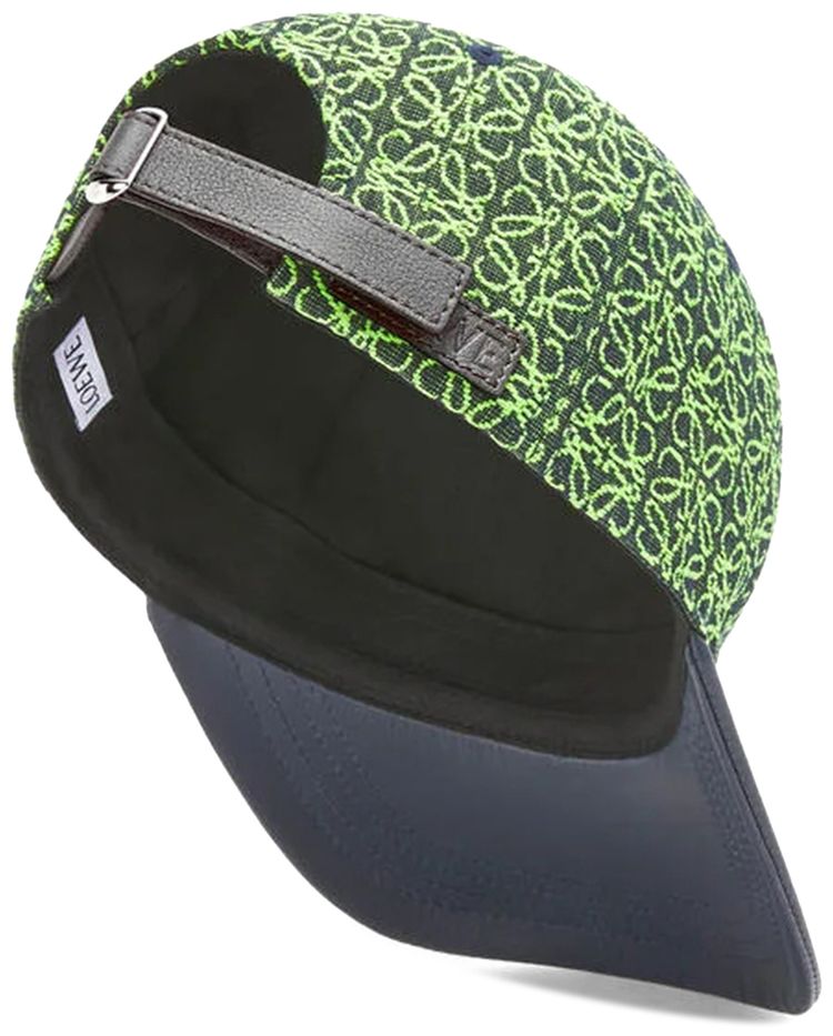Loewe Anagram Cap Apple GreenDeep Navy
