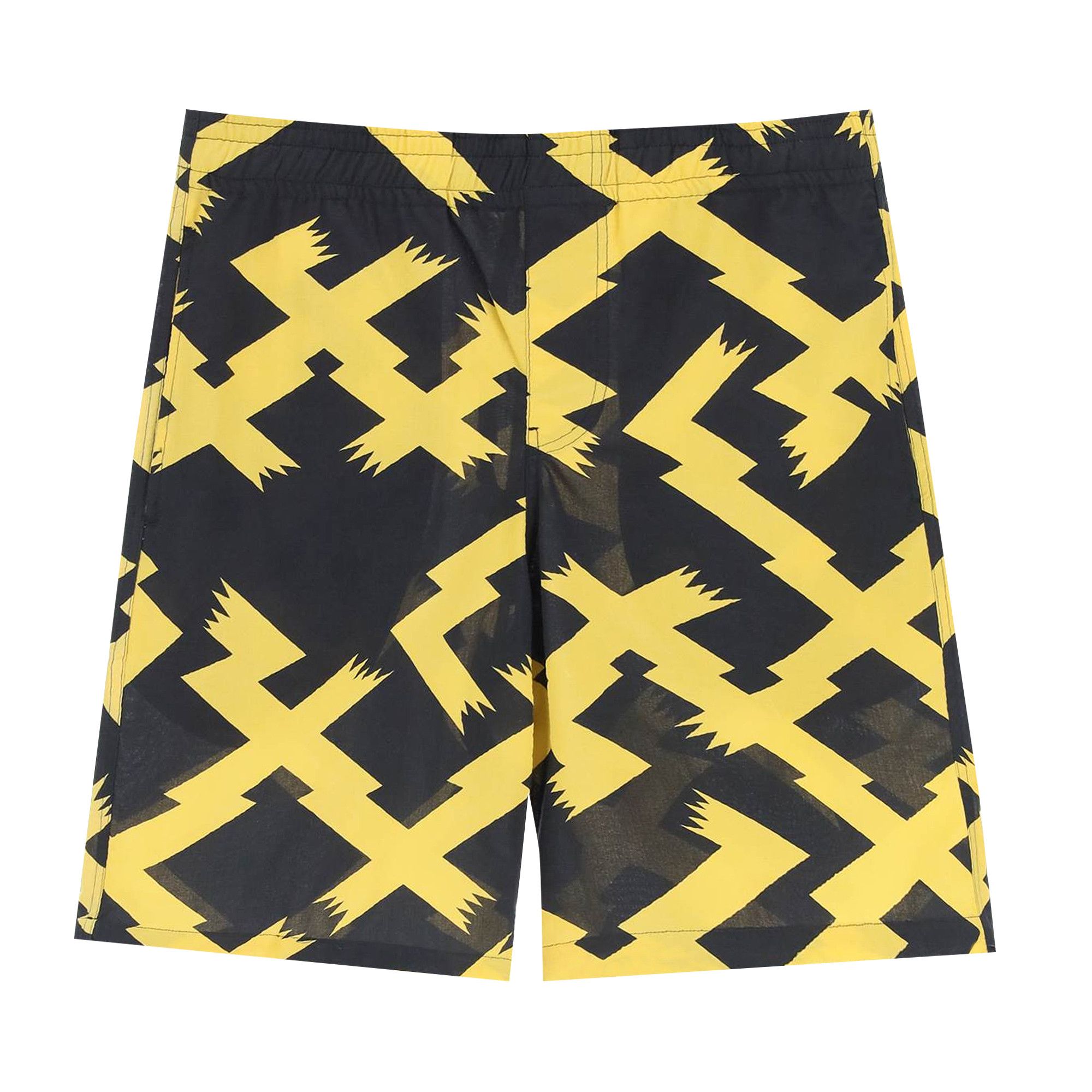 Buy Loewe Eln Allover Print Shorts Black Yellow H664Y04X10 1108 GOAT