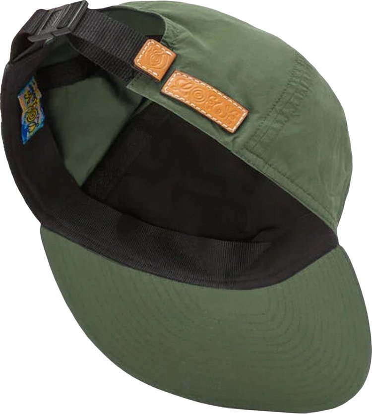 Loewe Nylon Long Visor Cap Olive