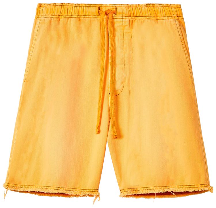 Loewe Drawstring Denim Shorts Mandarin