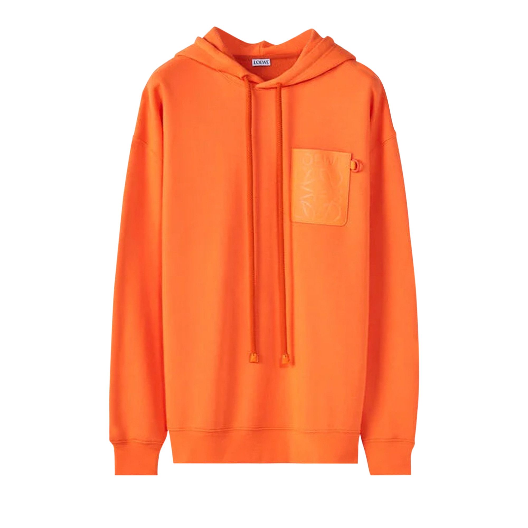 Fluorescent orange hoodie online