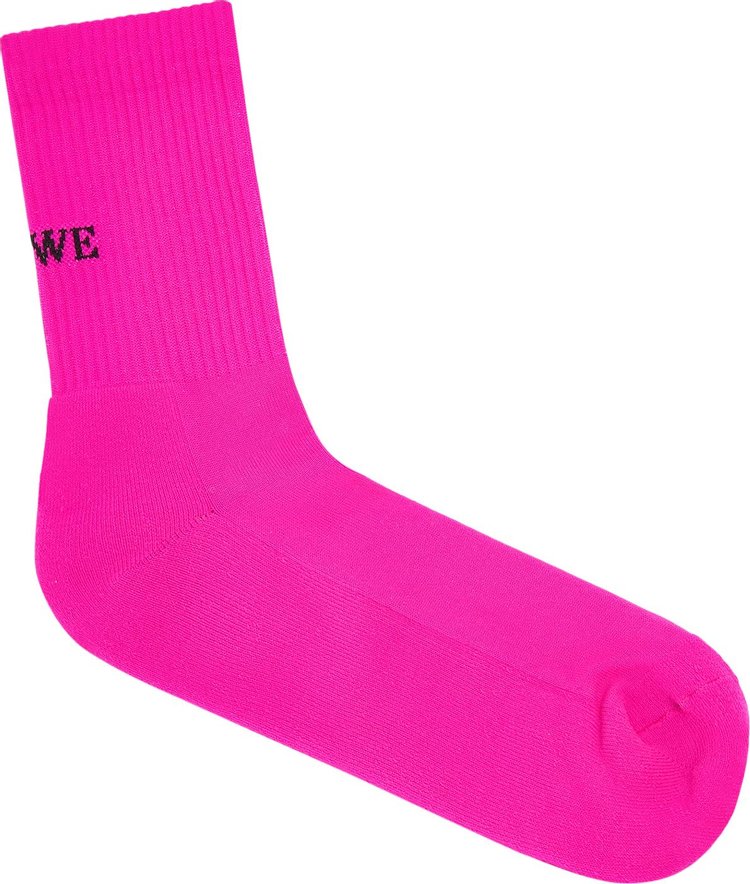 Loewe Socks 'Neon Pink'