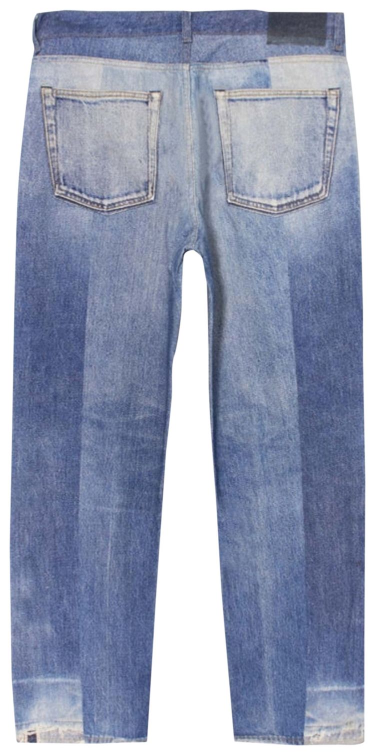 Our Legacy Digital Dual Denim Third Cut Pants Blue