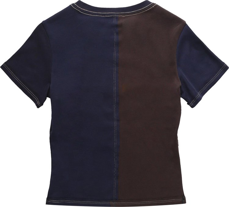 Eckhaus Latta Lapped Baby Tee Shadows