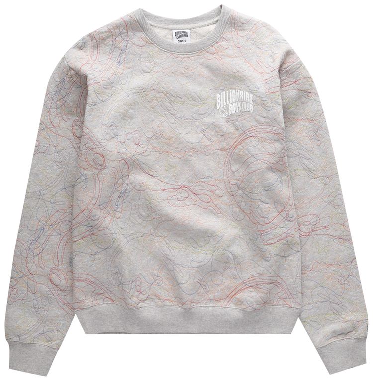 Billionaire Boys Club Atom Crew Heather Grey
