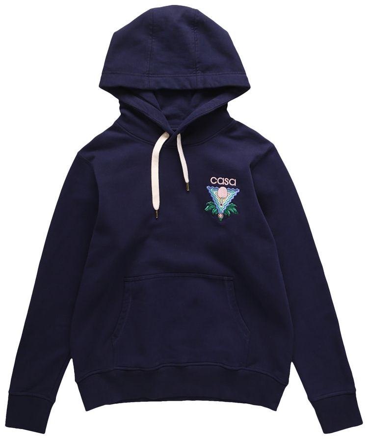 Casablanca Memphis Hoodie Dark Blue