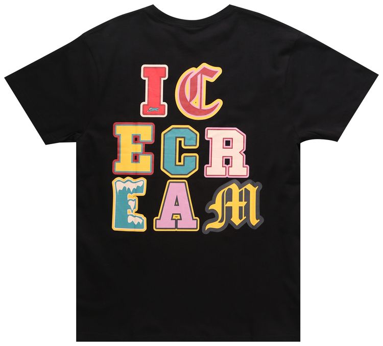Icecream Hodgepodge Tee Black